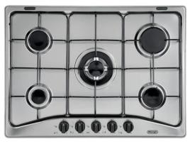 Placa de Gás DE LONGHI YAF57ASV (68 cm - Inox)