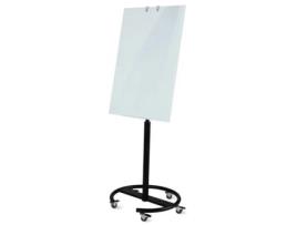 Flipchart Móvel de Vidro 60X90 cm Magnético