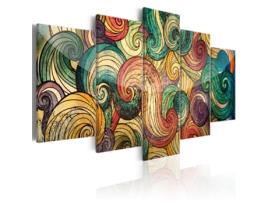 Quadro ARTGEIST Colourful Waves (225x112.5)
