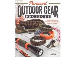 Livro paracord outdoor gear projects de joel hooks (inglês)