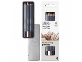 Conjunto de 6 Lápis Esboço Winsor & Newton
