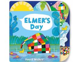 Livro Elmer's Day: Tabbed Board Book de David Mckee