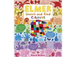 Livro Elmer Search And Find Colours de David Mckee