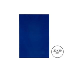 Folha Tecido Felpo Azul 23X30MM