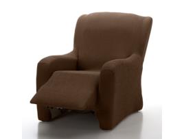 Capa de Poltrona DOMAINET Vega (Castanho - Algodão e poliéster - 60-80 cm)