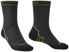 Meias BRIDGEDALE Storm Sock Light Weight Bota Oscuro Lima Cinzento (Xl)