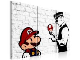 Quadro ARTGEIST Mario Bros (Banksy) (90x60)