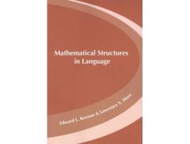 Livro mathematical structures in languages de edward l. keenan,lawrence s. moss (inglês)