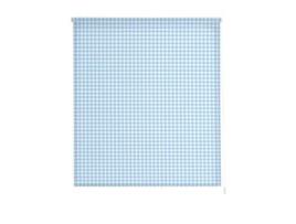 Estore de Rolo ESTORALIS Impressão digital Translúcido Vichy-2 Céu azul  (160 x 175 cm)