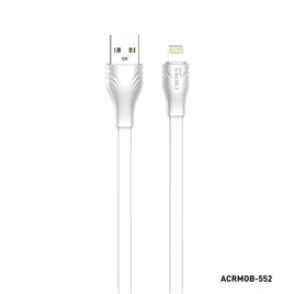 CROWN JAPAN Cabo USB-A (M) - Lightning (M), Cabo de 2 m, Branco