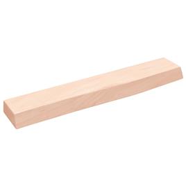 vidaXL Prateleira de parede 60x10x4 cm carvalho maciço não tratado