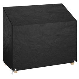 vidaXL Capa p/ banco de jardim 8 ilhós 160x70x70/88 cm polietileno