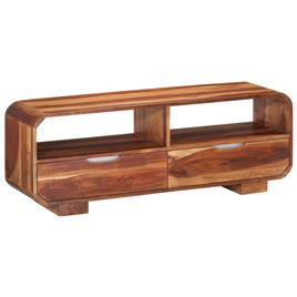 vidaXL Móvel de TV 110x30x40 cm madeira de acácia maciça