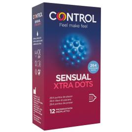 Preservativos CONTROL Sensual Xtra Dots 12 unidades