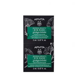 Apivita Express Beauty Máscara Antipapos & Antiolheiras de Ginkgo Biloba 2x2ml