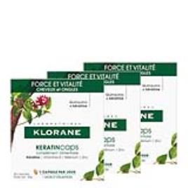 Klorane Keratin Pack Cápsulas Fortificantes