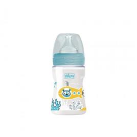 Garrafa fisiológica  0m silicone azul 150ml