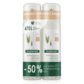 Klorane Shampoo Dry Oats Dark Hair 2x150ml One Size Multicolor
