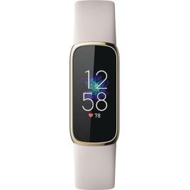 Pulseira de Atividade Fitbit Luxe - Soft Gold Stainless Steel | Lunar White