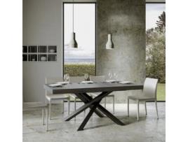 Mesa de Refeição ITAMOBY Volantis (90x180/440 - Painéis em Melamina - Cimento)