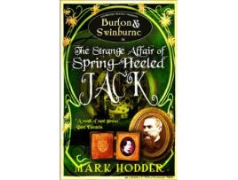 Livro burton and swinburne in the strange affair of spring heeled jack de mark hodder (inglês)