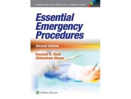 Livro essential emergency procedures de shah, dr. kaushal h, md,mason, dr. chilembwe, md (inglês)