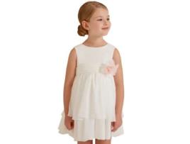 Vestido ABEL & LULA Tule para Menina (10 anos - Branco)