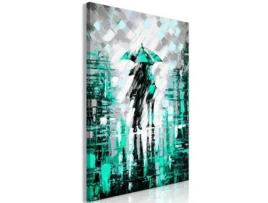 Quadro ARTGEIST Lovers in Colour (1 Part) Vertical Green (80x120)