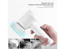 Escova de Limpeza Elétrica com 5 Cabeças GNCTOOLS