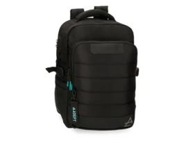 Mochila Escolar ADEPT (40 cm - Poliéster - Preto)
