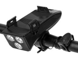 Suporte Bicicleta AREALER Y15564B-4000 4 in 1 Smartphone Preto