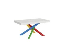 Mesa de Refeição ITAMOBY Volantis (90x160/420 - Painéis em Melamina - Freixo Branco)