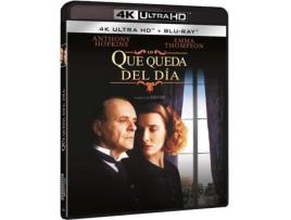 Blu Ray The Remains Of The Day 4K Ultra Hd - Lo Que Queda Del Día