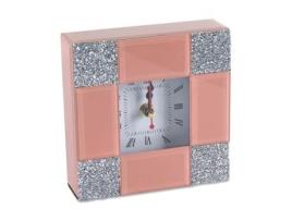 Relógio PRESUME DE CASA (15*15*4 - Cristal - Rosa)