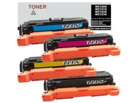 Pack 4 Cartuchos de Toner Compatível com Hp 212X