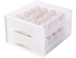 Gaveta Caixa de Ovo Caixa de Armazenamento de Ovo Caixa de Ovo de Plástico para Armazenar Recipiente de Ovo 1Pcs 22.5*24*14Cm