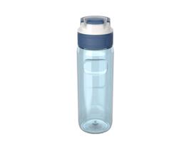 Garrafa de Água Elton 750Ml Tritan Anti-Gotejamento Anti-Derramamento. Cristal Azul KAMBUKKA