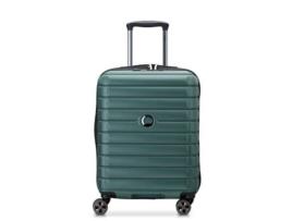 Mala de cabine DELSEY 4 rodas duplas Unissexo (55 cm - Verde)