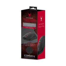 Rato e Tapete Gaming Omega VSETMPX6 LED 7 cores