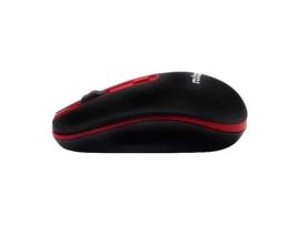 RATO WIRELESS 1000 DPI PRETO/VERMELHO