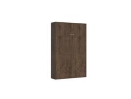 Cama Abatível 140 Vertical ITAMOBY Kentaro (154 x 39 x 210 cm - Painéis em Melamina - Nogueira)