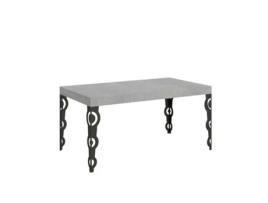 Mesa de Refeição ITAMOBY Karamay (90x160/264 - Painéis em Melamina - Cimento)