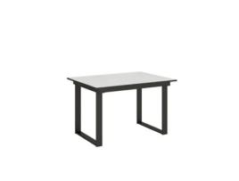 Mesa de Refeição ITAMOBY Bandos (90x120/180 - Painéis em Melamina - Freixo Branco)