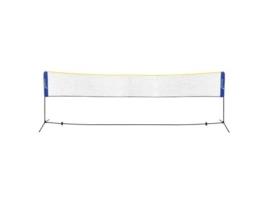 Rede Badminton Incl. 3 Torneiras 500X103X155 Cm de Polietileno Azul HAUKI