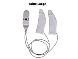 Duo Earphone Protective Sleeve Size L com Lanyard Gray