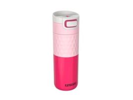 Garrafa Térmica Etna Grip 500 Ml de Aço Inoxidável Anti-Gotejamento Anti-Derramamento. Rosa Diva KAMBUKKA