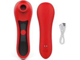 Mini vibrador de silicone macio para sucção para mulheres (vermelho) OEMG