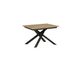 Mesa de Refeição ITAMOBY Ganty (90x120/180 - Painéis em Melamina - Carvalho Natural)