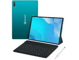 Tablet WUXIAN M33 + Teclado Bluetooth + Capa + Caneta (10.1'' - 64 GB - 4 GB RAM - Wi-Fi-GPS-4G - verde)