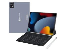 Tablet WUXAIN V8PROMAX 2K PHD + Teclado Bluetooth + Capa+ Caneta (10,36'' - 64 GB - 4 GB RAM-Wi-Fi-GPS-4GLET - Azul)